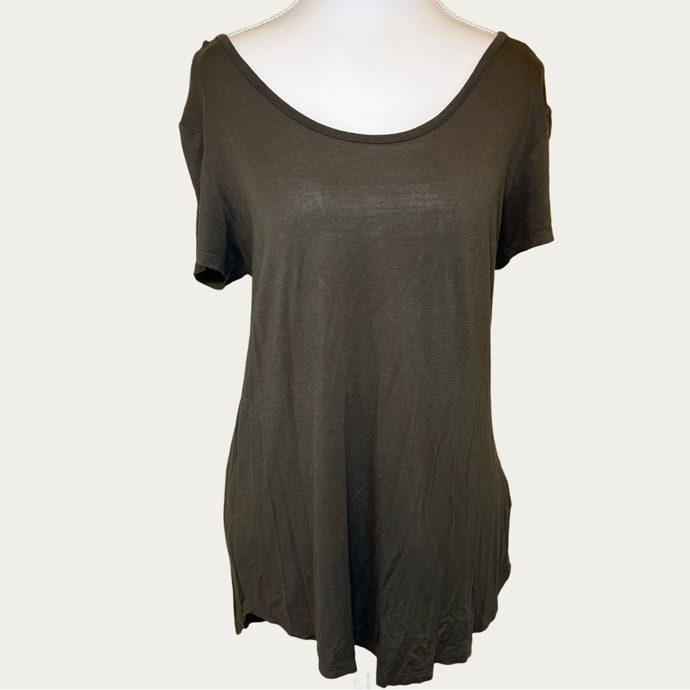 Hippie Rose Olive Short Sleeve Tee